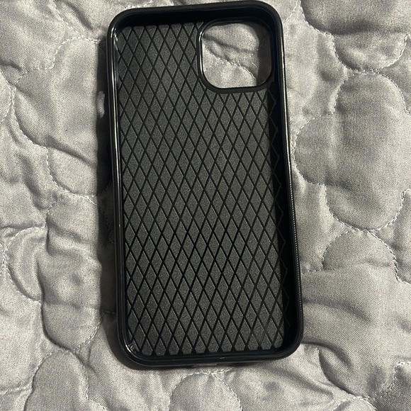 New IPhone 13 black leather Id case - Picture 3 of 4
